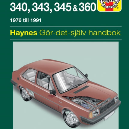 Volvo 340, 343, 345 and 360 (1976 - 1991) Haynes Repair Manual (svenske utgava)