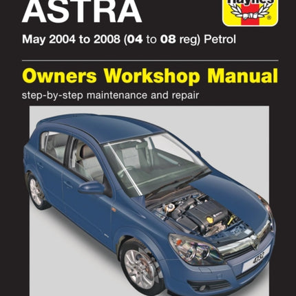 Vauxhall/Opel Astra Petrol (May 04 - 08) Haynes Repair Manual