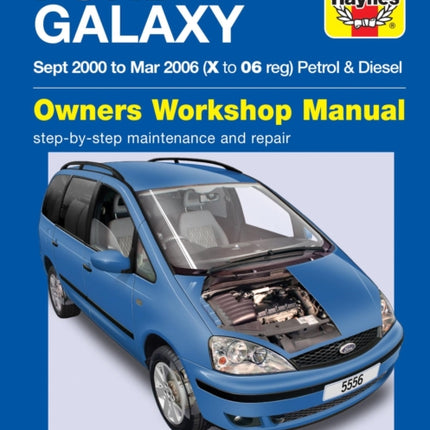 Ford Galaxy Petrol & Diesel (00 - 06) Haynes Repair Manual