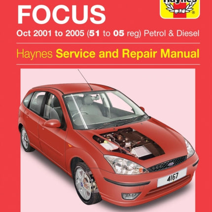 Ford Focus Petrol & Diesel (Oct 01 - 05) Haynes Repair Manual