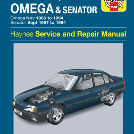 Opel Omega & Senator Petrol (Nov 86 - 94) Haynes Repair Manual