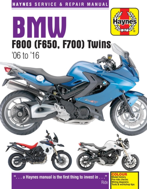 BMW F650, F700 & F800 Twins (06-16) Haynes Repair Manual