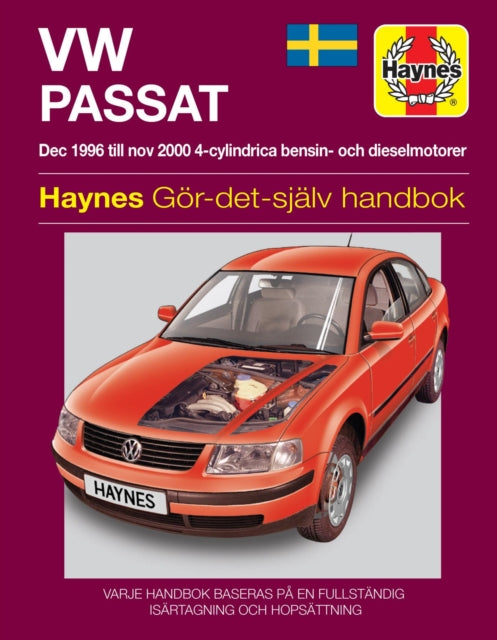 VW Passat dec (1996 - Nov 2000) Haynes Repair Manual (svenske utgava)