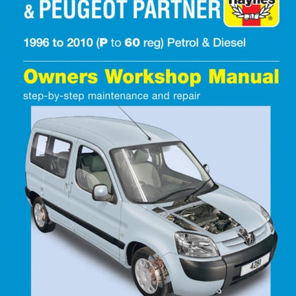 Citroen Berlingo & Peugeot Partner Petrol & Diesel (96 - 10) Haynes Repair Manual