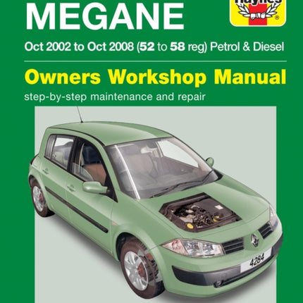 Renault Megane Petrol  Diesel Oct 02  08 Haynes Repair Manual