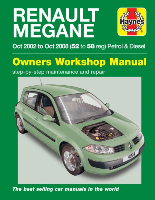 Renault Megane Petrol  Diesel Oct 02  08 Haynes Repair Manual