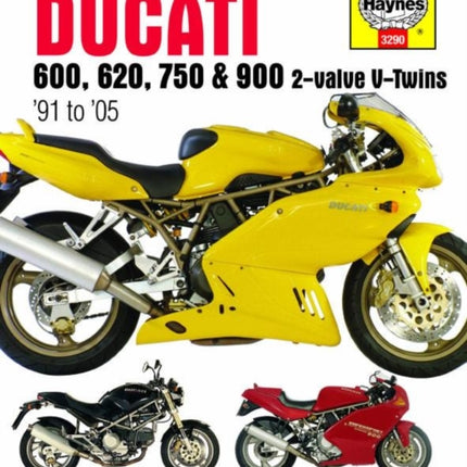 Ducati 600, 620, 750 & 900 2-valve V-Twins (91 - 05) Haynes Repair Manual