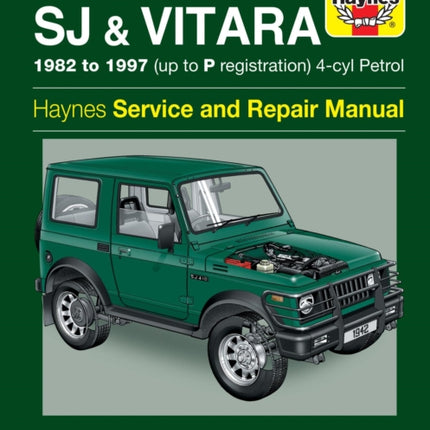 Suzuki SJ Series, Samurai & Vitara (4-cyl) Petrol (82 - 97) Haynes Repair Manual