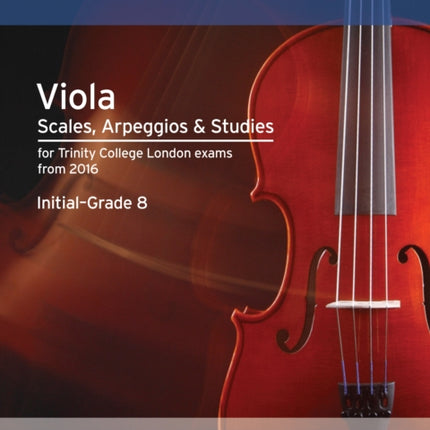 Viola Scales, Arpeggios & Studies Initial - Grade 8 from 2016