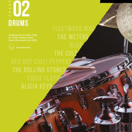 Trinity College London Rock & Pop 2018 Drums Grade 2