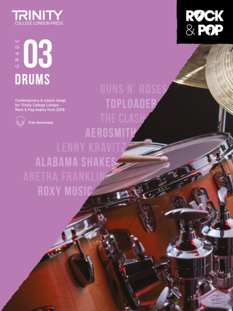 Trinity College London Rock & Pop 2018 Drums Grade 3