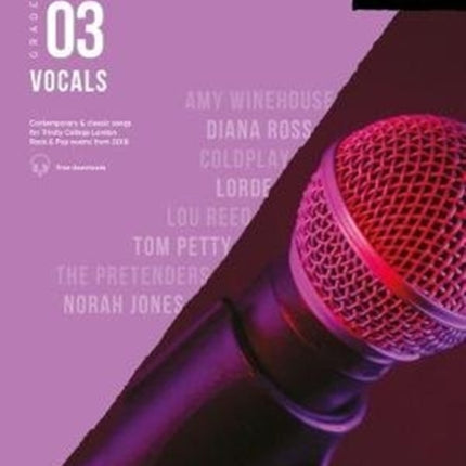 Trinity College London Rock  Pop 2018 Vocals