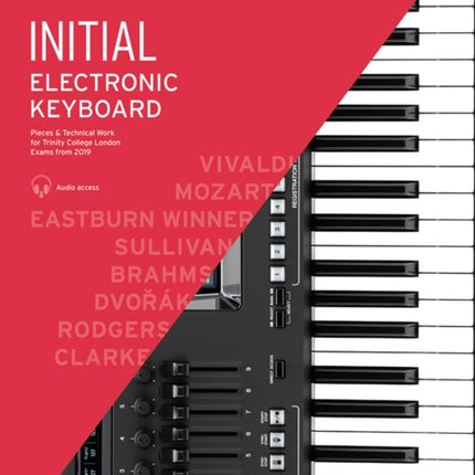 Trinity College London Electronic Keyboard Exam Pieces & Technical Work From 2019: Initial Grade