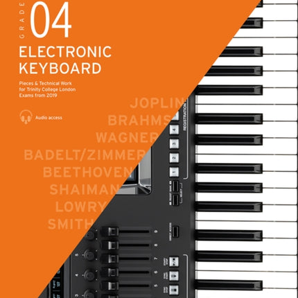 Trinity College London Electronic Keyboard Exam Pieces & Technical Work From 2019: Grade 4