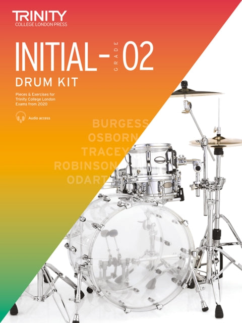 Trinity College London Drum Kit From 2020. Initial-Grade 2