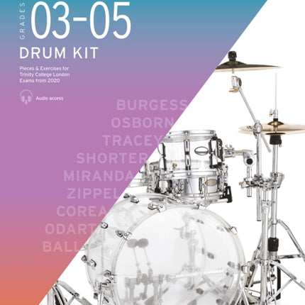 Trinity College London Drum Kit From 2020. Grades 3-5