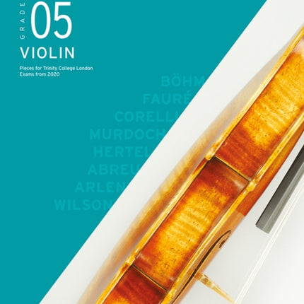 Trinity College London Violin Exam Pieces From 2020: Grade 5