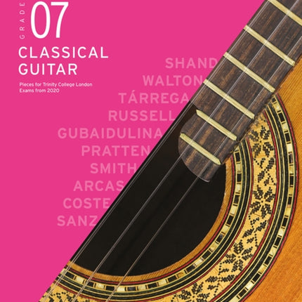 Trinity College London Classical Guitar Exam Pieces From 2020: Grade 7