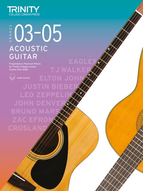 Trinity College London Acoustic Guitar Exam Pieces From 2020: Grades 3–5: Fingerstyle & Plectrum Pieces for Trinity College London Exams 2020–2023