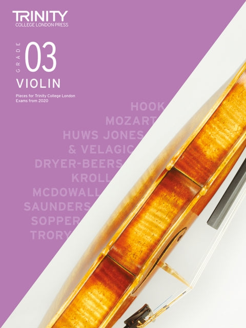 Trinity College London Violin Exam Pieces From 2020: Grade 3 CD