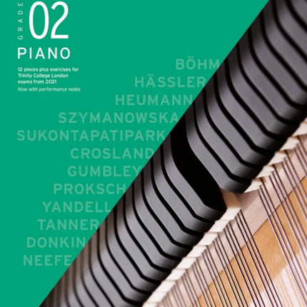 Trinity College London Piano Exam Pieces Plus Exercises From 2021: Grade 2