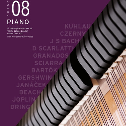 Trinity College London Piano Exam Pieces Plus Exercises From 2021: Grade 8