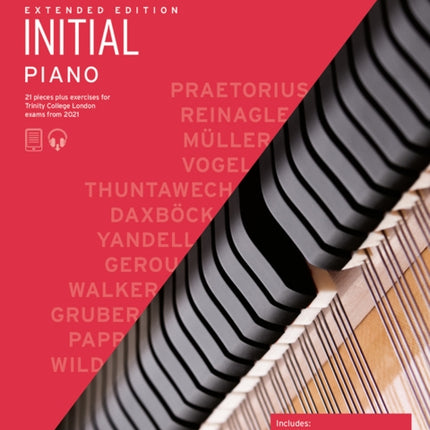 Trinity College London Piano Exam Pieces Plus Exercises From 2021: Initial - Extended Edition: 21 pieces plus exercises for Trinity College London exams 2021-2023