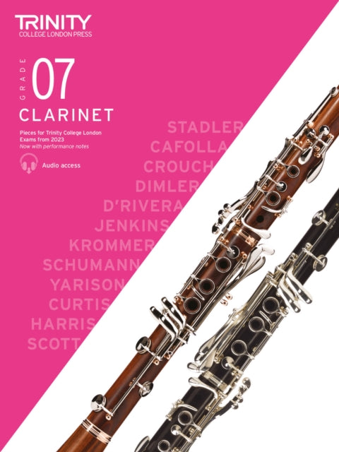 Trinity College London Clarinet Exam Pieces from 2023: Grade 7