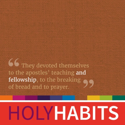 Holy Habits: Fellowship: Missional discipleship resources for churches