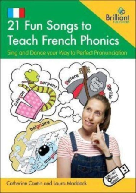 21 Fun Songs to Teach French Phonics  Book and USB