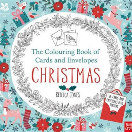 National Trust: The Colouring Book of Cards and Envelopes - Christmas