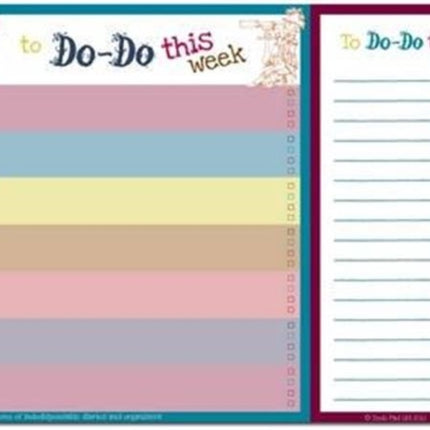 Dodo Daily to Do List Notepad (A4) Classic: 52 Sheets for Daily /Weekly to Do Lists and Notes, Perforated Between the Lists Sections So That Completed Daily Tasks Can be Torn off and Refreshed (TDLC)