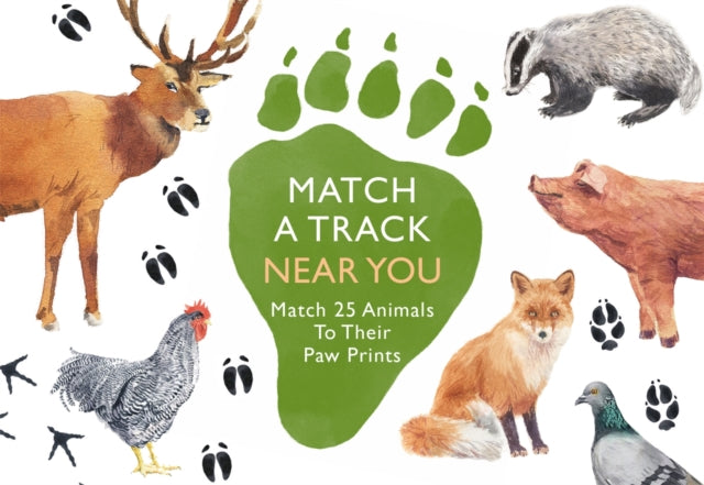 Match a Track Near You: Match 25 Animals To Their Paw Prints