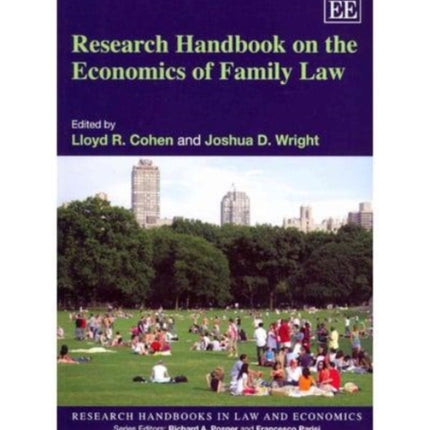 Research Handbook on the Economics of Family Law