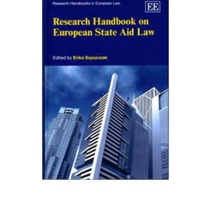 Research Handbook on European State Aid Law