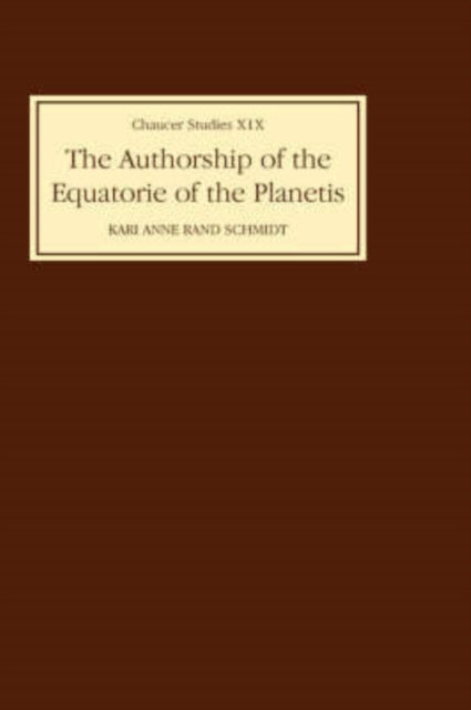 The Authorship of The Equatorie of the Planetis