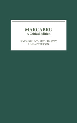 Marcabru: A Critical Edition