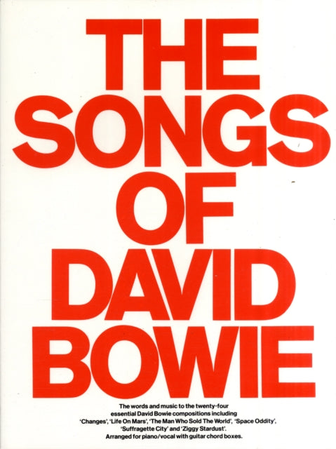 The Songs Of David Bowie