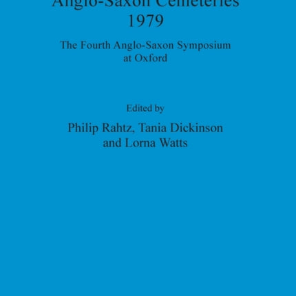 AngloSaxon cemeteries 1979