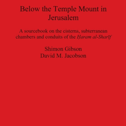 Below the Temple Mount in Jerusalem