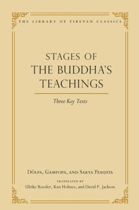 The Stages of the Buddhas Teachings Three Key