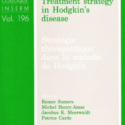 Treatment Strategy in Hodgkin's Disease