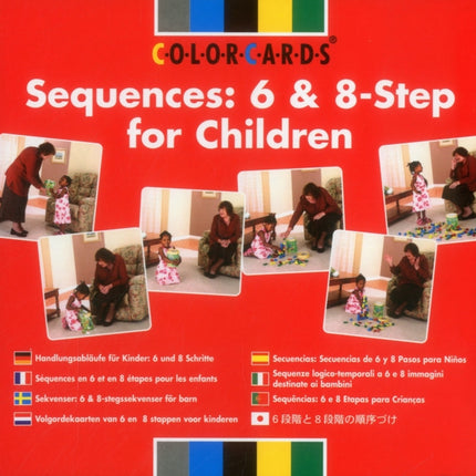 Sequences: Colorcards: 6 and 8- Step for Children