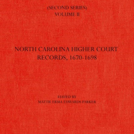 The Colonial Records of North Carolina Volume 2