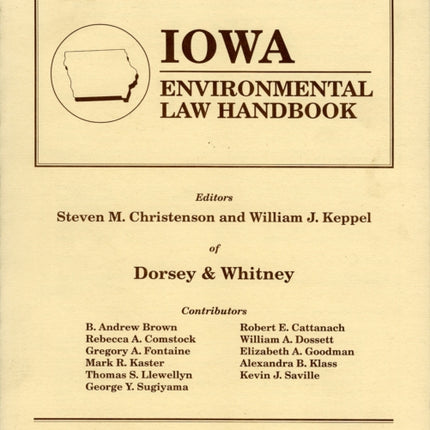 Iowa Environmental Law Handbook