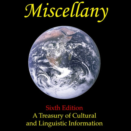 The ESL Miscellany: A Treasury of Cultural and Linguistic Information