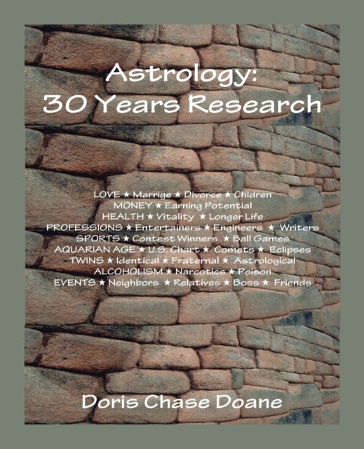 Astrology 30 Years Research