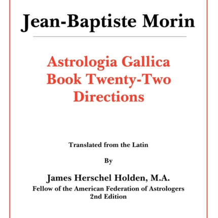 Astrologia Gallica Book 22