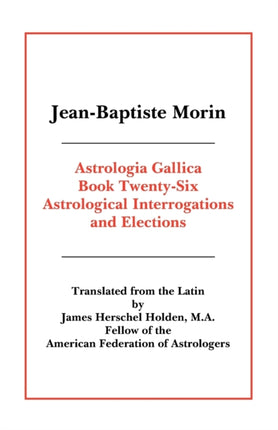 Astrologia Gallica Book 26