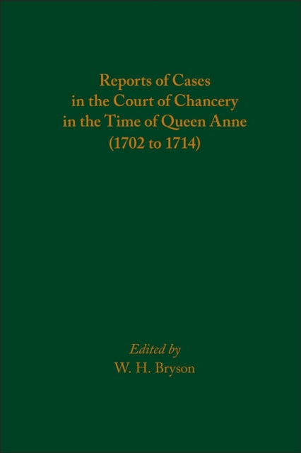 Reports of Cases in the Court of Chancery in the